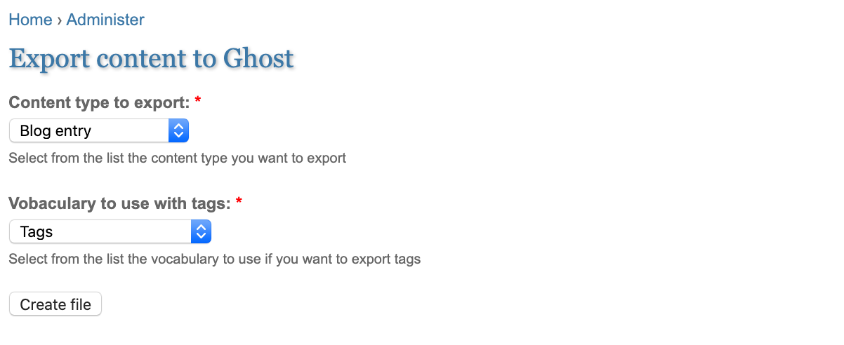 How to migrate your blog from Drupal to Ghost