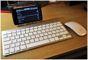 Dell Streak with external keyboard