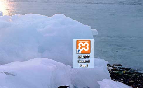 XAMPP Control Panel desktop shortcut