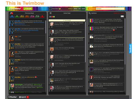 twimbow colourful dashboard